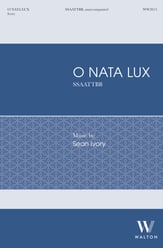 O nata lux SSAATTBB choral sheet music cover